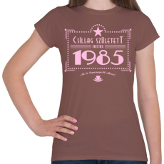 PRINTFASHION csillag-1985-pink - Női póló - Mogyoróbarna