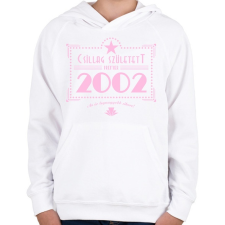 PRINTFASHION csillag-2002-pink - Gyerek kapucnis pulóver - Fehér gyerek pulóver, kardigán