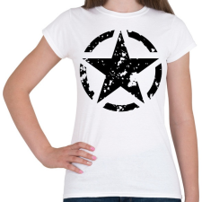 PRINTFASHION Csillag  - Női póló - Fehér női póló