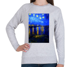 PRINTFASHION Csillagos ég a Rajna felett - Női pulóver - Sport szürke női pulóver, kardigán