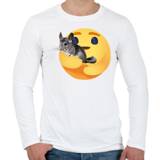 PRINTFASHION Csincsilla - Férfi hosszú ujjú póló - Fehér