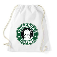 PRINTFASHION Csincsilla kávé - Sportzsák, Tornazsák - Fehér tornazsák