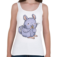 PRINTFASHION Csincsilla - Női atléta - Fehér