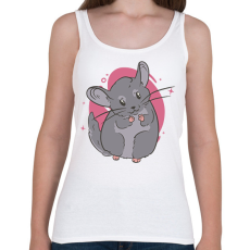 PRINTFASHION Csincsilla - Női atléta - Fehér