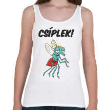 PRINTFASHION Csíplek! - Női atléta - Fehér női trikó