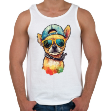 PRINTFASHION csivava - Férfi atléta - Fehér atléta, trikó