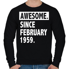 PRINTFASHION Csodálatos 1959 február óta - Férfi pulóver - Fekete férfi pulóver, kardigán