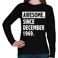 PRINTFASHION Csodálatos 1969 december óta - Női pulóver - Fekete női pulóver, kardigán