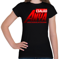PRINTFASHION Csodás anya - Női póló - Fekete női póló