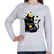 PRINTFASHION Csokit vagy csalunk - Női pulóver - Sport szürke