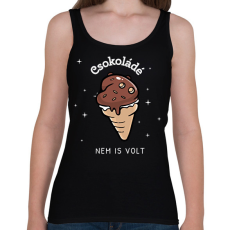 PRINTFASHION CSOKOLADE_NEM_IS_VOLT - Női atléta - Fekete