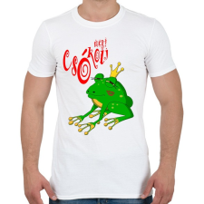 PRINTFASHION Csókolj meg! - Férfi póló - Fehér férfi póló