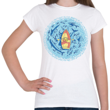 PRINTFASHION Csónak - Női póló - Fehér női póló