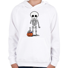 PRINTFASHION Csonti - Gyerek kapucnis pulóver - Fehér gyerek pulóver, kardigán