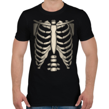 PRINTFASHION csontváz 3 - Férfi póló - Fekete férfi póló
