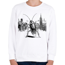 PRINTFASHION Csótány rajz - Gyerek pulóver - Fehér