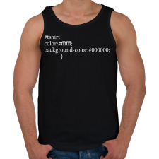 PRINTFASHION CSS - thsirt - Férfi atléta - Fekete atléta, trikó