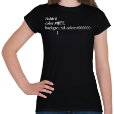 PRINTFASHION CSS - thsirt - Női póló - Fekete női póló