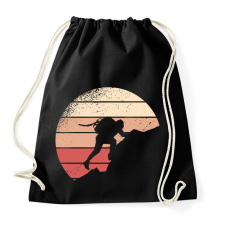 PRINTFASHION Csúcstámadás - Sportzsák, Tornazsák - Fekete tornazsák