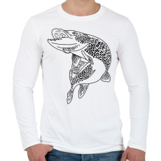 PRINTFASHION csuka - Férfi hosszú ujjú póló - Fehér