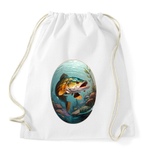 PRINTFASHION Csuka - Sportzsák, Tornazsák - Fehér tornazsák