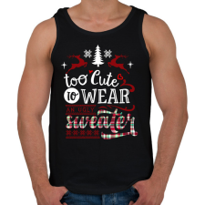 PRINTFASHION csúnyapulcsi - Férfi atléta - Fekete atléta, trikó