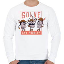 PRINTFASHION Ctrl, Alt, Del - Férfi pulóver - Fehér női pulóver, kardigán