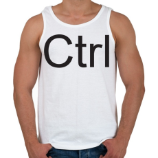 PRINTFASHION CTRL - Férfi atléta - Fehér