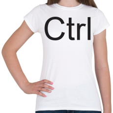 PRINTFASHION CTRL - Női póló - Fehér