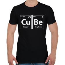 PRINTFASHION Cube - Férfi póló - Fekete férfi póló