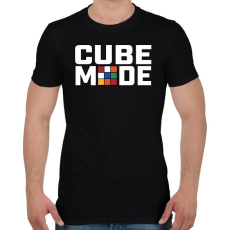 PRINTFASHION Cube mode - Férfi póló - Fekete