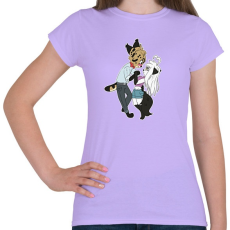PRINTFASHION Cuki cicák - Női póló - Viola
