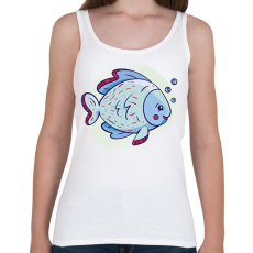 PRINTFASHION Cuki hal - Női atléta - Fehér