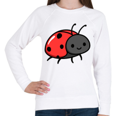 PRINTFASHION Cuki katica - Női pulóver - Fehér