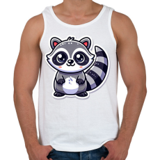 PRINTFASHION Cuki Mosómaci - Férfi atléta - Fehér