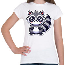 PRINTFASHION Cuki Mosómaci - Női póló - Fehér női póló