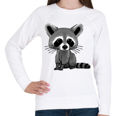 PRINTFASHION Cuki mosómedve - Női pulóver - Fehér