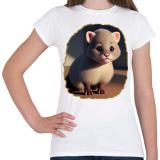 PRINTFASHION Cuki - Női póló - Fehér női póló