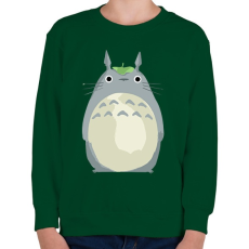 PRINTFASHION Cuki nyuszi - Gyerek pulóver - Sötétzöld