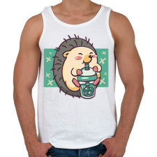 PRINTFASHION Cuki sün - Férfi atléta - Fehér atléta, trikó