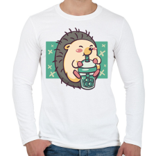 PRINTFASHION Cuki sün - Férfi hosszú ujjú póló - Fehér férfi póló