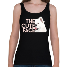 PRINTFASHION Cuki szamojéd - Női atléta - Fekete