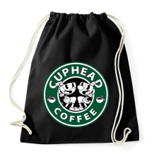 PRINTFASHION Cuphead Coffee - Sportzsák, Tornazsák - Fekete tornazsák
