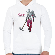 PRINTFASHION Cupido Fortnite - Férfi kapucnis pulóver - Fehér