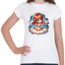 PRINTFASHION Cupido kislány - Női póló - Fehér női póló