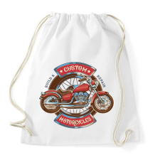 PRINTFASHION Custom Motorcycles - Sportzsák, Tornazsák - Fehér tornazsák