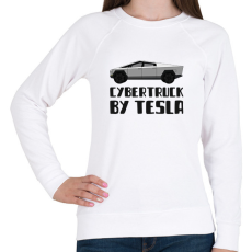 PRINTFASHION CYBERTRUCK BY TESLA - Női pulóver - Fehér