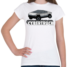 PRINTFASHION Cybertruck - Női póló - Fehér női póló