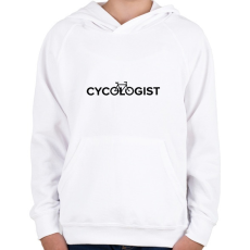 PRINTFASHION Cycle  - Gyerek kapucnis pulóver - Fehér