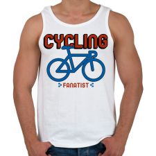 PRINTFASHION Cycling Fanatist - Férfi atléta - Fehér atléta, trikó